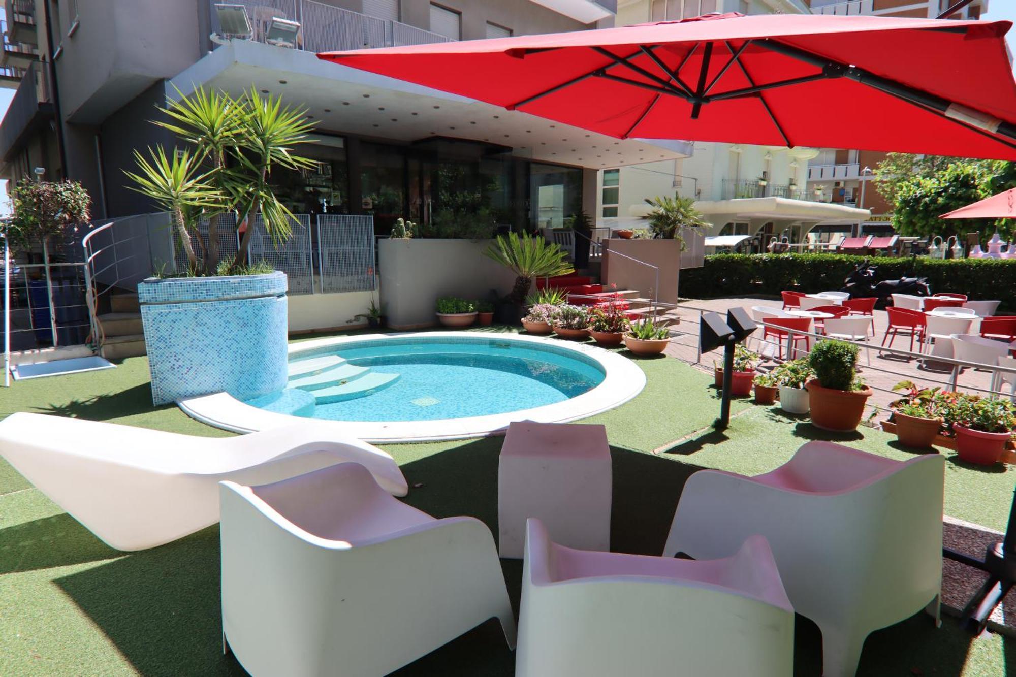 Hotel Derby Rimini Exteriör bild